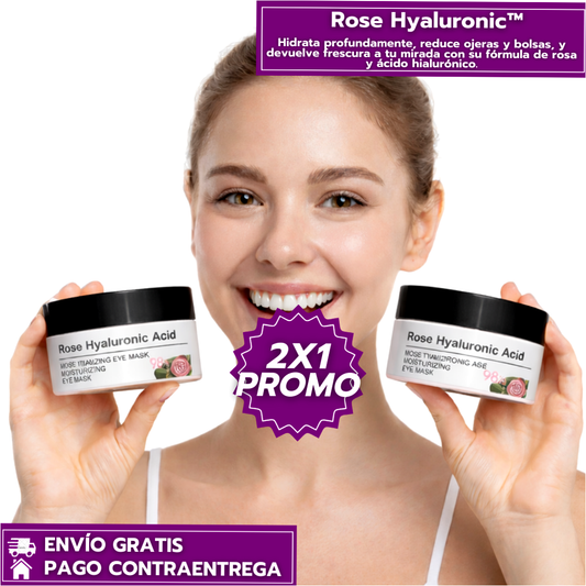 Oferta Especial 2x1 Rose Hyaluronic™: Hidratación y Frescura para Ojos Cansados